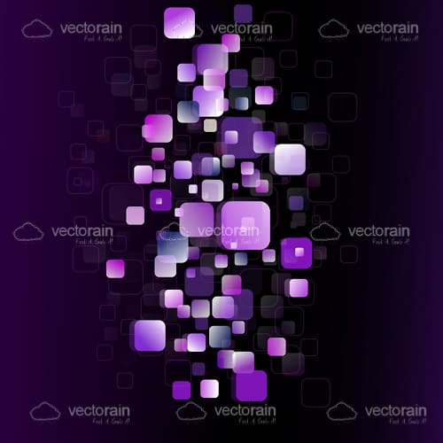 Abstract Purple Cubes Background